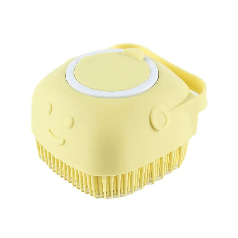 Brosse de bain en silicone pour chien