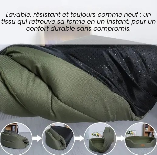 Couchage Réversible pour Chien – Confort Ultime Toute l’Année