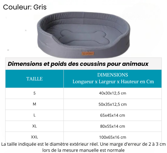 Couchage Réversible pour Chien – Confort Ultime Toute l’Année