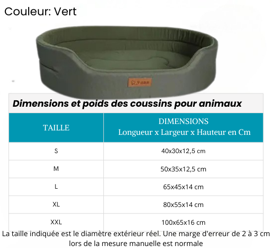 Couchage Réversible pour Chien – Confort Ultime Toute l’Année
