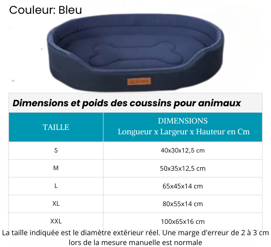 Couchage Réversible pour Chien – Confort Ultime Toute l’Année