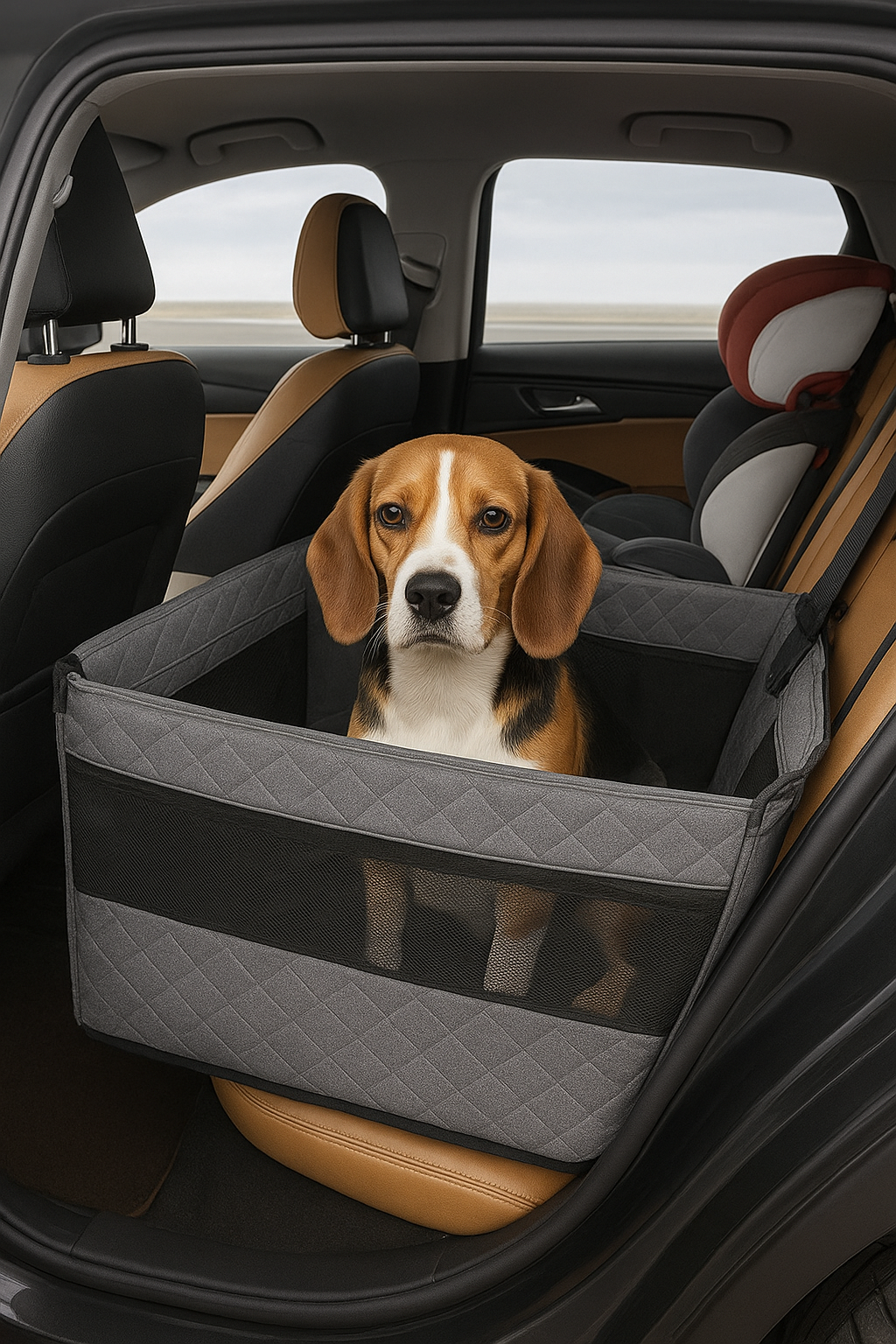 Panier pour chien imperméable et anti-salissures pour les voyages en voitureen voiture